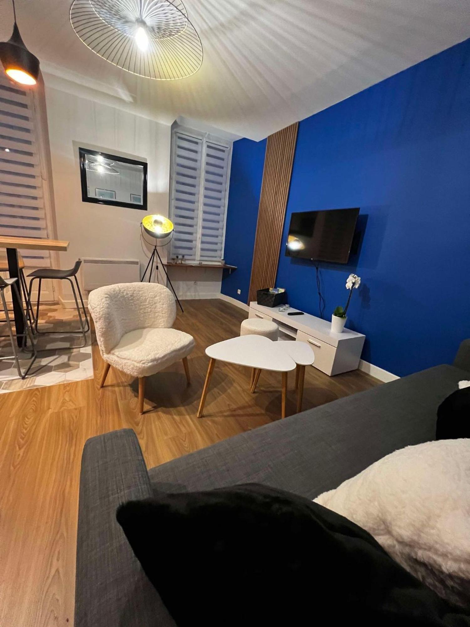 Appartement Le Flamboyant - Wifi - Central - Cosy 艾克斯莱班 外观 照片